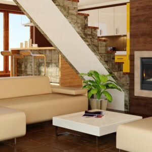 See-Through Gas Fireplace
