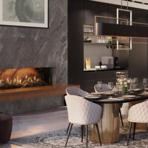 Stellar by Heat & Glo | Enlight Left Corner Gas Fireplace