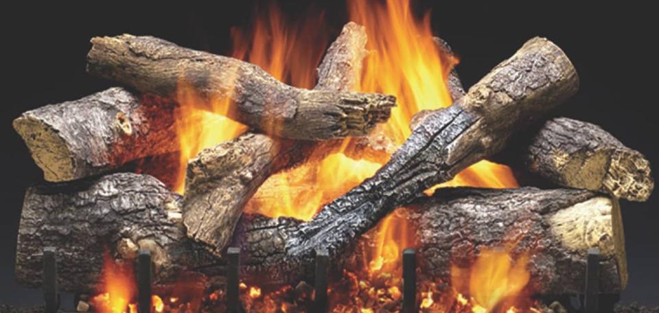 Fireside Grand Oak Outdoor Gas Log Sets
