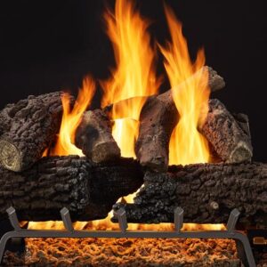 Outdoor Smoldering Timberland Oak Gas Log Set